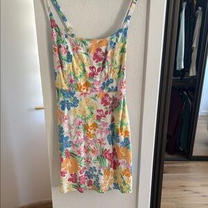 Old Navy Colorful Floral Mini Dress